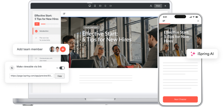 iSpring page